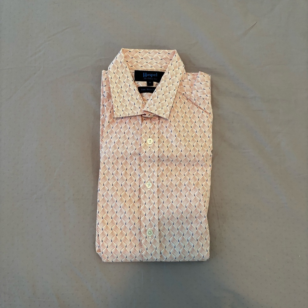 Haspel Men’s Short Sleeve Button-Down Shirt